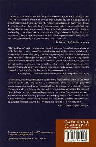 The Economic History of the Caribbean since the Napoleonic Wars,Used