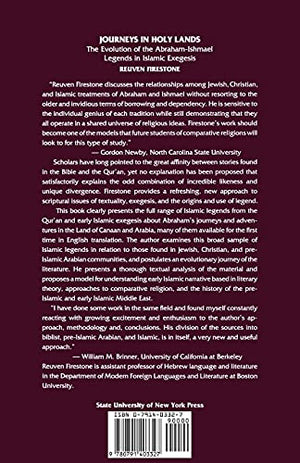Journeys in Holy Lands: The Evolution of the AbrahamIshmael Legends in Islamic Exegesis,Used