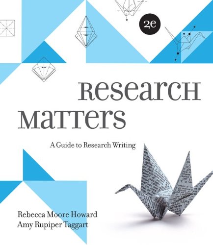 Research Matters,Used
