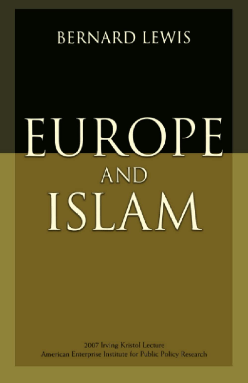 Europe and Islam,New