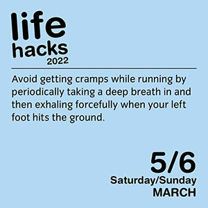 Life Hacks 2022 DaytoDay Calendar: Tips, Tricks, and Daily DIYs to Make Your Life a Little More Awesome,Used