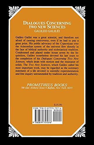 Dialogues Concerning Two New Sciences (Great Minds Series),Used
