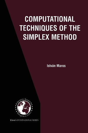 Computational Techniques of the Simplex Method (International Series in Operations Research & Management Science),Used