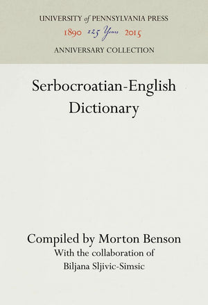 Serbocroatianenglish Dictionary (Anniversary Collection),Used