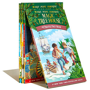 Magic Tree House Boxed Set, Books 14: Dinosaurs Before Dark, The Knight at Dawn, Mummies in the Morning, and Pirates Past Noon