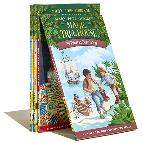 Magic Tree House Boxed Set, Books 14: Dinosaurs Before Dark, The Knight at Dawn, Mummies in the Morning, and Pirates Past Noon