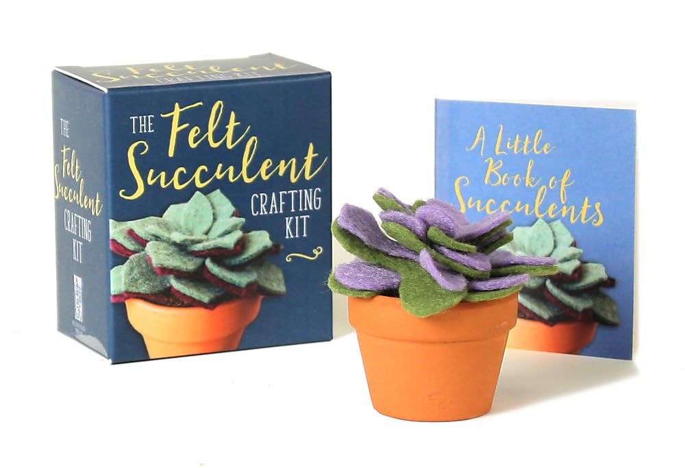 The Felt Succulent Crafting Kit (Rp Minis)