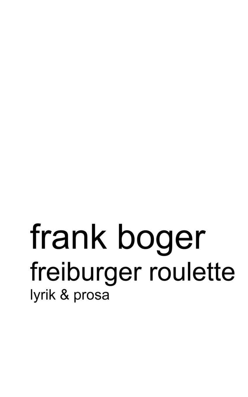 Freiburger Roulette (German Edition),Used