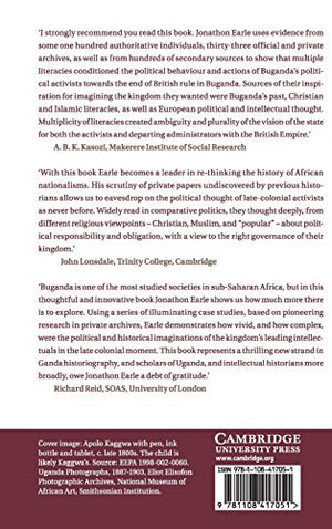 Colonial Buganda and the End of Empire: Political Thought and Historical Imagination in Africa (African Studies, Series Number 1,Used