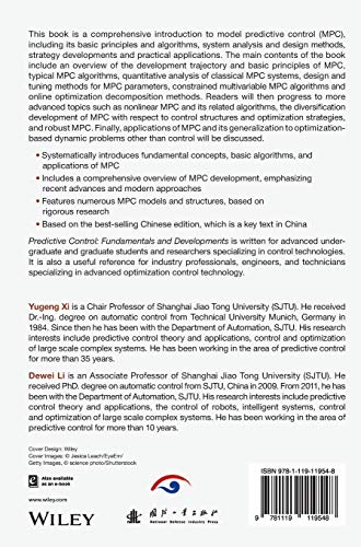 Predictive Control: Fundamentals and Developments,Used