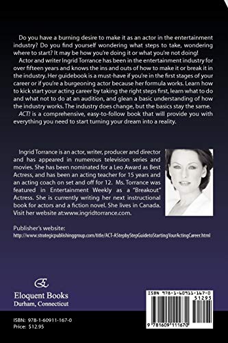 Act!: A Step by Step Guide to Starting Your Acting Career,Used