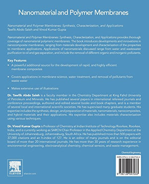 Nanomaterial and Polymer Membranes: Synthesis, Characterization, and Applications,Used