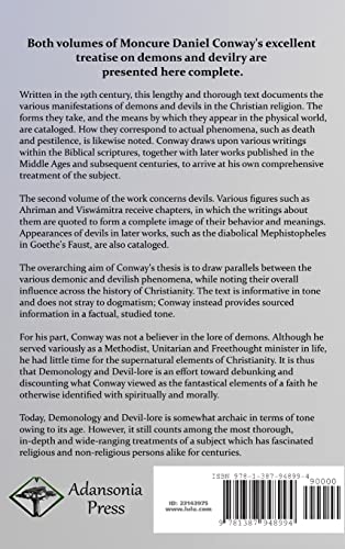 Demonology and Devillore: Descriptions of Demonic Beasts, Serpents and Devils in Myths and Folklore, and in Christianity, Judai,Used