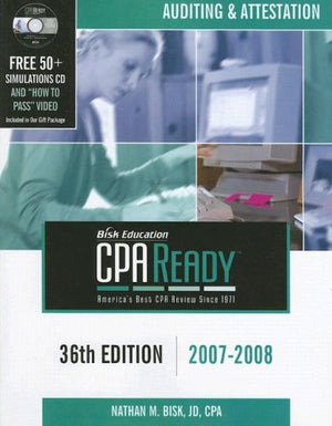 CPA Ready Comprehensive CPA Exam Review  36th Edition 20072008: Auditing & Attestation (CPA Comprehensive Exam Review Auditing,Used