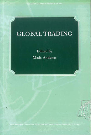 Global Trading (3) (Occasional Papers),Used