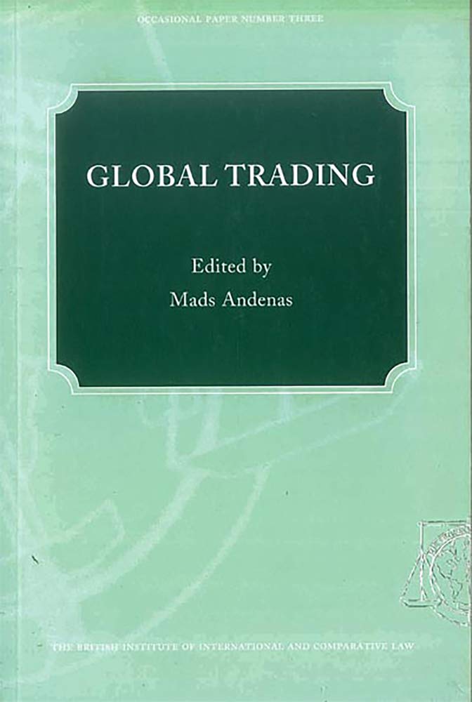 Global Trading (3) (Occasional Papers),Used