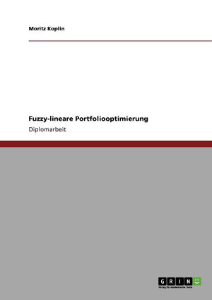Fuzzylineare Portfoliooptimierung (German Edition),Used