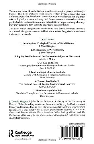 The Face of the Earth: Environment and World History (Sources and Studies in World History),Used