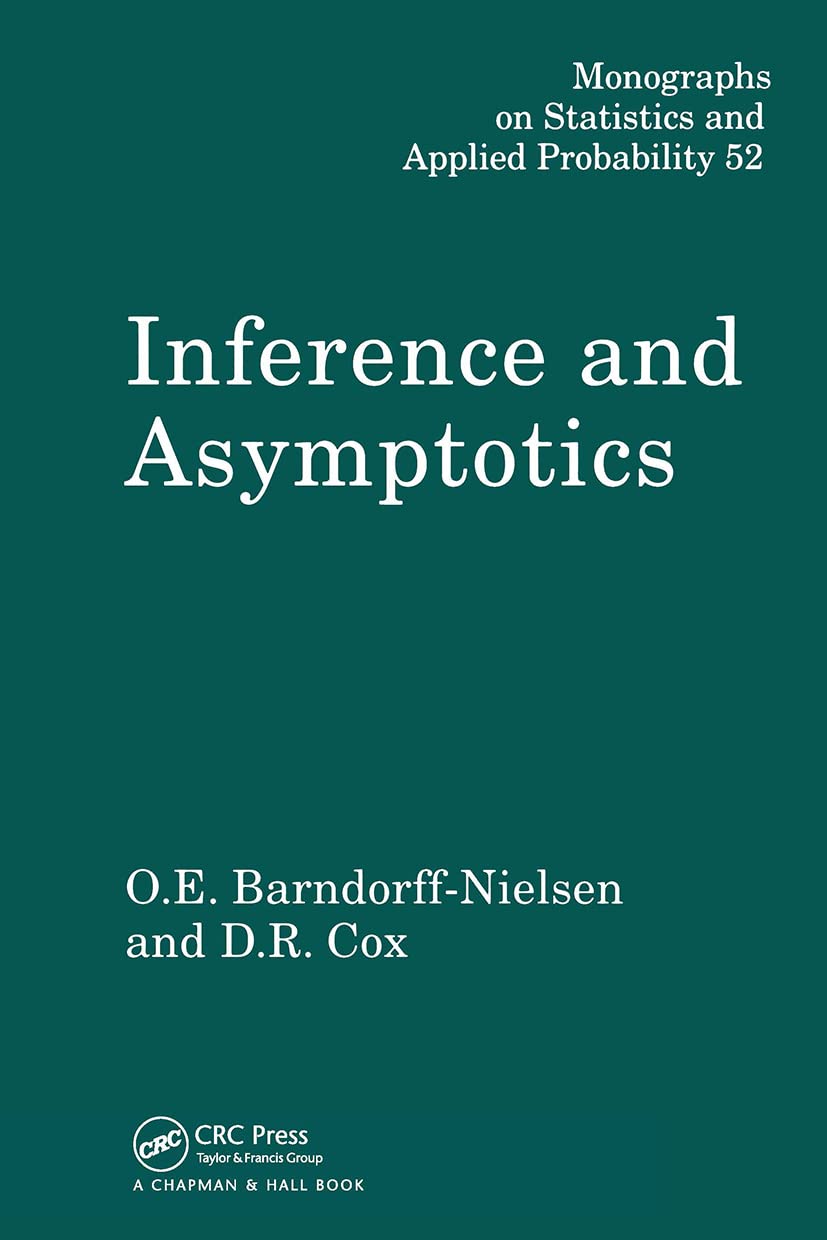 Inference and Asymptotics (Chapman & Hall/CRC Monographs on Statistics and Applied Probability),Used