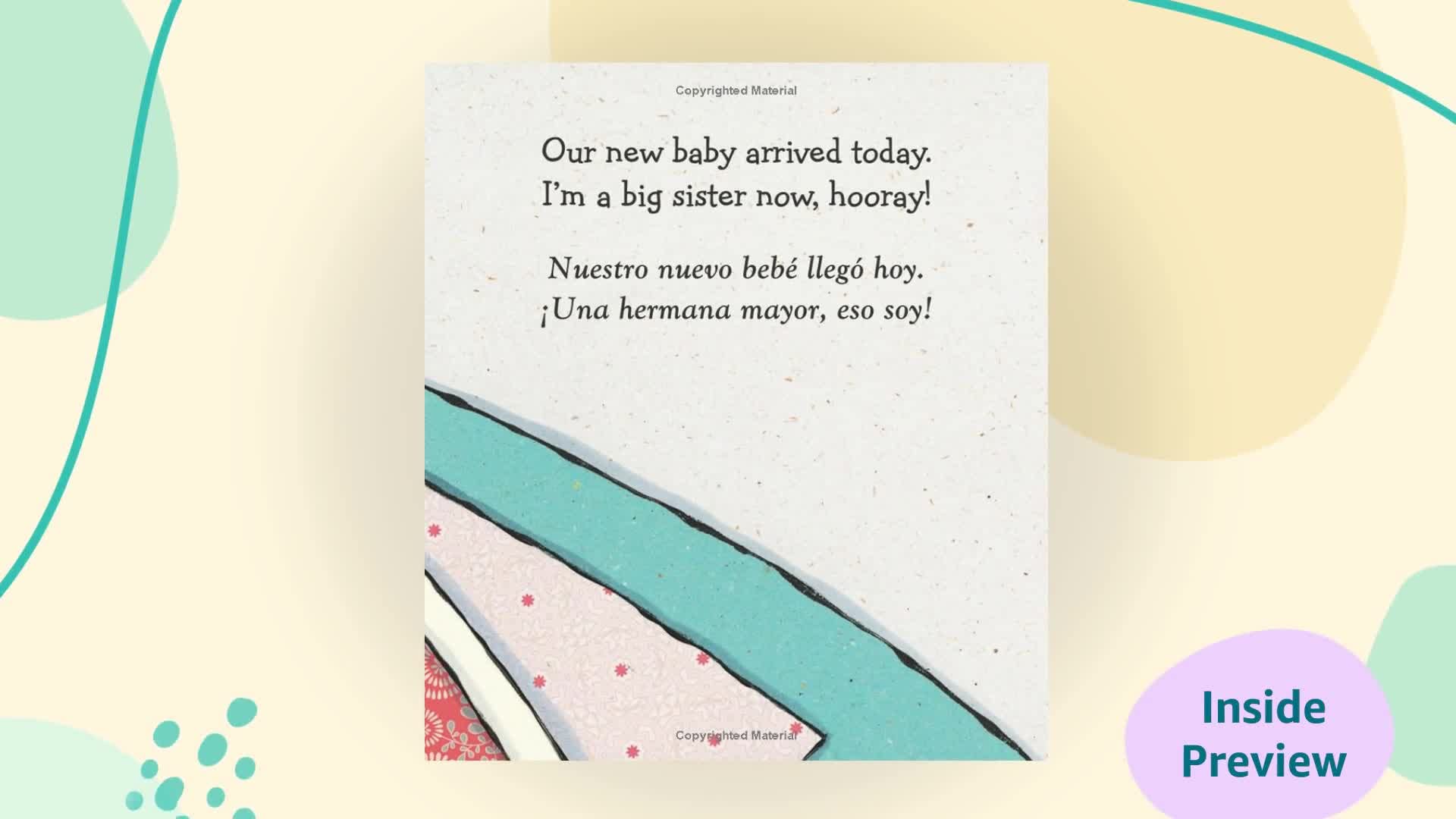 I Am A Big Sister! / Soy Una Hermana Mayor! (Scholastic Bilingual) (Caroline Jayne Church) (Spanish And English Edition)-used