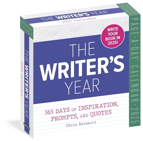 The WriterS Year PageADay Calendar 2025: 365 Days Of Inspiration, Prompts, And Quotes