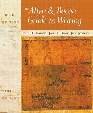 The Allyn & Bacon Guide To Writing, Brief Edition With Mla Guide, Third Edition-new,New