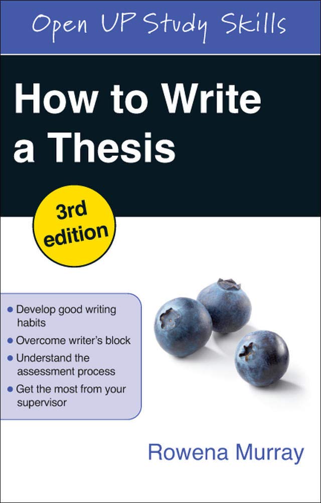 How To Write A Thesis,Used