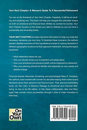 Your Next Chapter: A Womans Guide To A Successful Retirement,Used