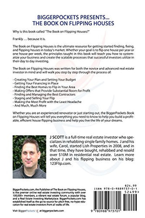 The Book on Flipping Houses: How to Buy, Rehab, and Resell Residential Properties,Used