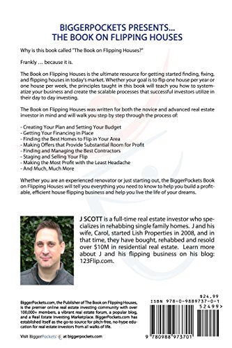 The Book on Flipping Houses: How to Buy, Rehab, and Resell Residential Properties,Used