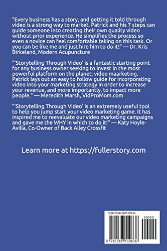 Storytelling Through Video: 7 Steps for Producing & Promoting Video Content,Used