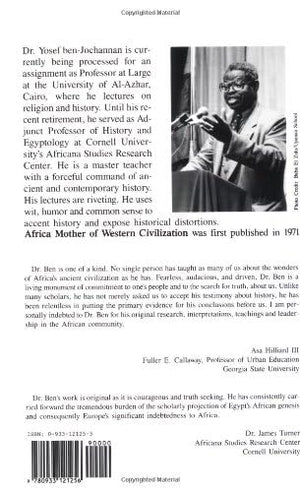 Africa: Mother Of Western Civilization (Africanamerican Heritage Series),New