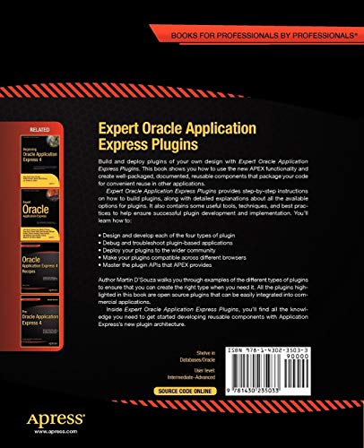 Expert Oracle Application Express Plugins: Building Reusable Components (Expert's Voice in Oracle),Used