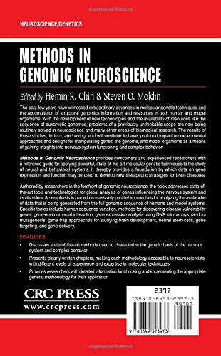 Methods in Genomic Neuroscience (Methods and New Frontiers in Neuroscience),Used
