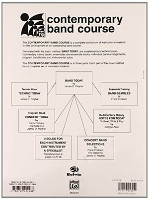 Technic Today Baritone T.C. Part 2 (Contemporary Band Course),Used