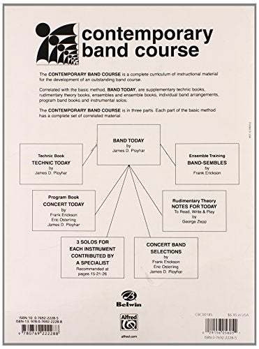 Technic Today Baritone T.C. Part 2 (Contemporary Band Course),Used