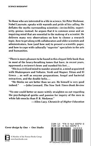 Advice To A Young Scientist (Alfred P. Sloan Foundation Series)-used