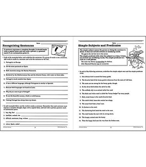Carson Dellosa  Grammar Reproducible Activities Workbook  7th8th Grade, 128pgs,Used