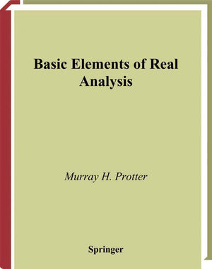 Basic Elements Of Real Analysis (Undergraduate Texts In Mathematics),Used