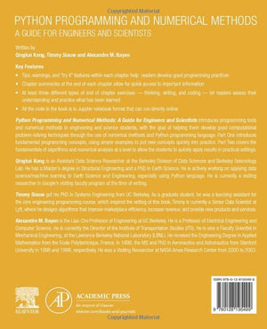 Python Programming and Numerical Methods: A Guide for Engineers and Scientists,Used