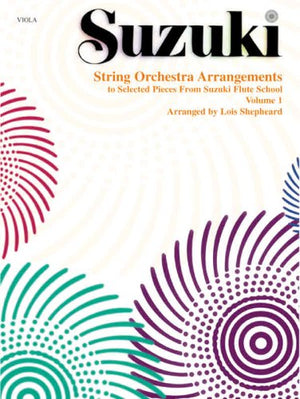 String Orchestra Arrangements To Selected Pieces From Suzuki Flute School, Vol 1: Viola,New