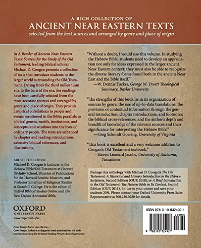 A Reader Of Ancient Near Eastern Texts: Sources For The Study Of The Old Testament,New