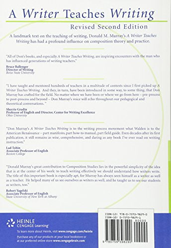 A Writer Teaches Writing Revised,Used