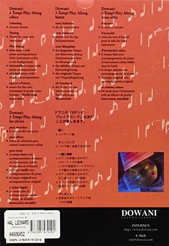 Dvorak  Sonatina for Violin and Piano Op. 100 in Gmajor: Booklet/2CD Pack (Dowani 2 Tempi Play Along),Used