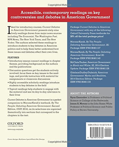 Current Debates in American Government,Used