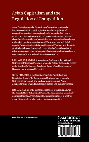 Asian Capitalism and the Regulation of Competition: Towards a Regulatory Geography of Global Competition Law,Used