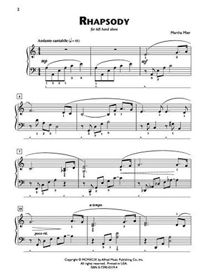 Rhapsody (for left hand alone): Sheet (Signature Series),Used