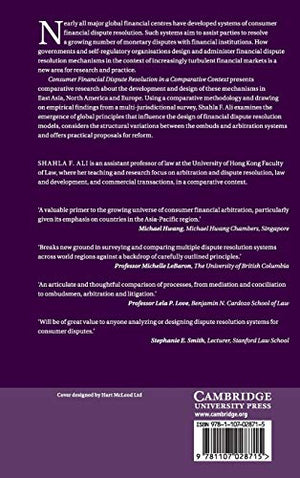 Consumer Financial Dispute Resolution in a Comparative Context: Principles, Systems and Practice,Used
