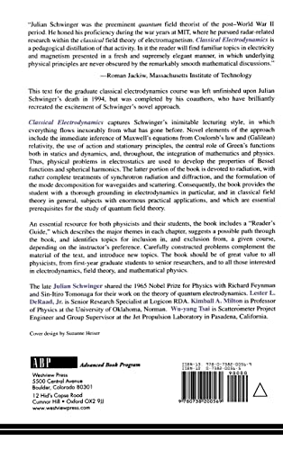Classical Electrodynamics (Frontiers In Physics)