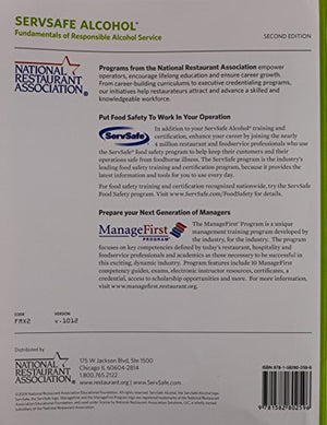 SERVSAFE AlcoholW/EXAM Answer,Used